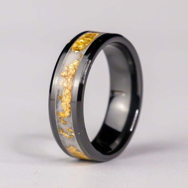 Glowing Gold Ring - 24K Gold Leaf