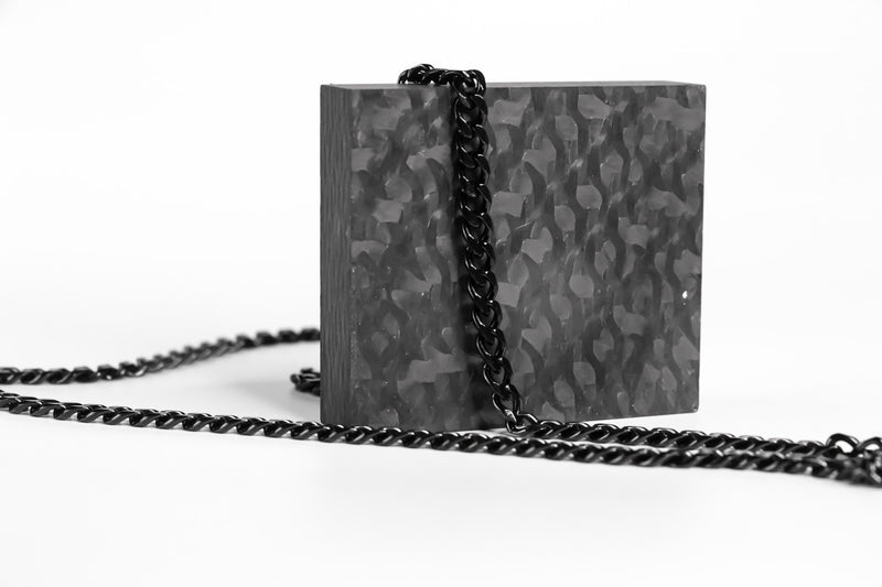 Blackened Stainless Steel Cuban Chain 24" Length