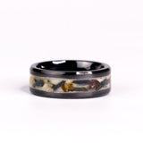 The Eye of The Tiger - 8mm Black Ceramic Ring