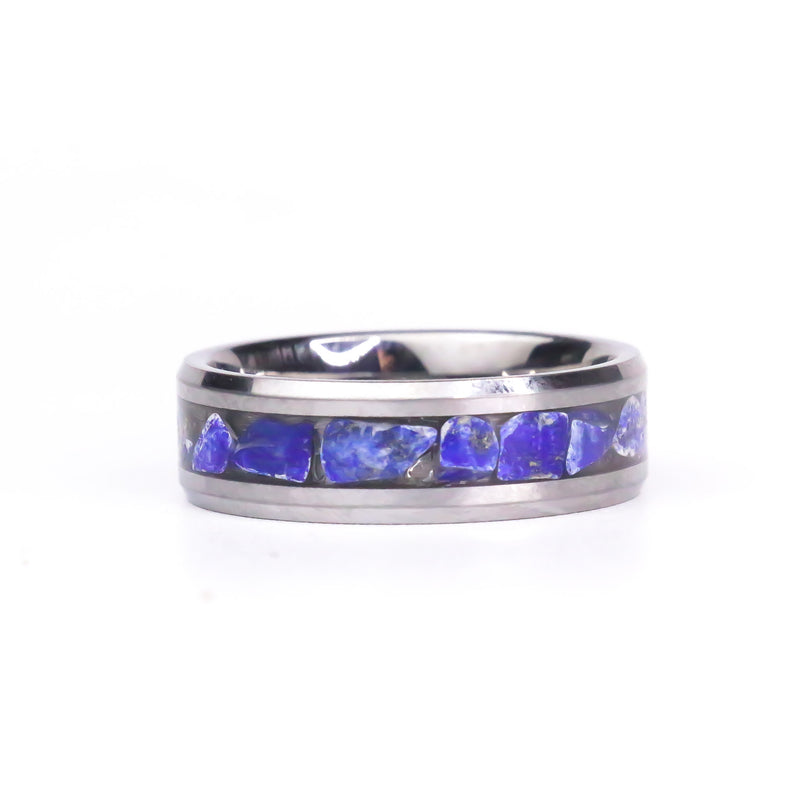 Lapis Lazuli - Tungsten 8mm