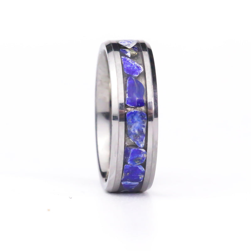 Lapis Lazuli - Tungsten 8mm