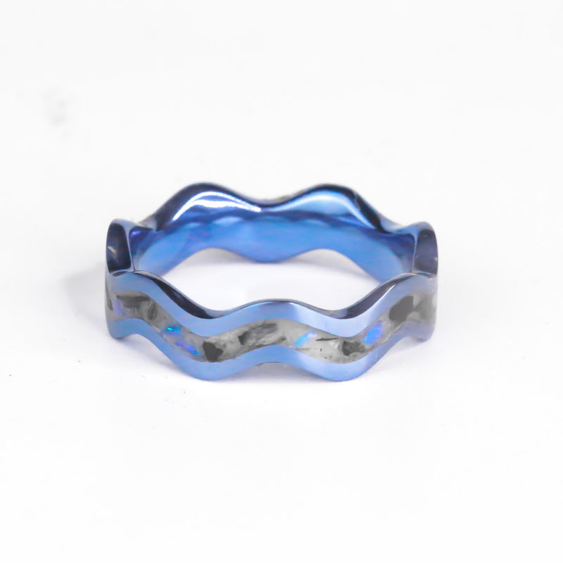 The Wave with Megalodon Tooth - Size 10.5