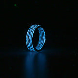 Blue Matrix Ring - Size 5.5