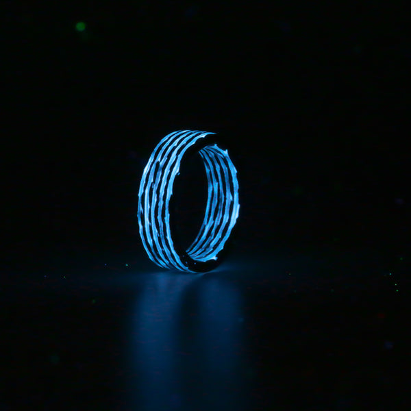 Blue Matrix Ring - Size 5.5