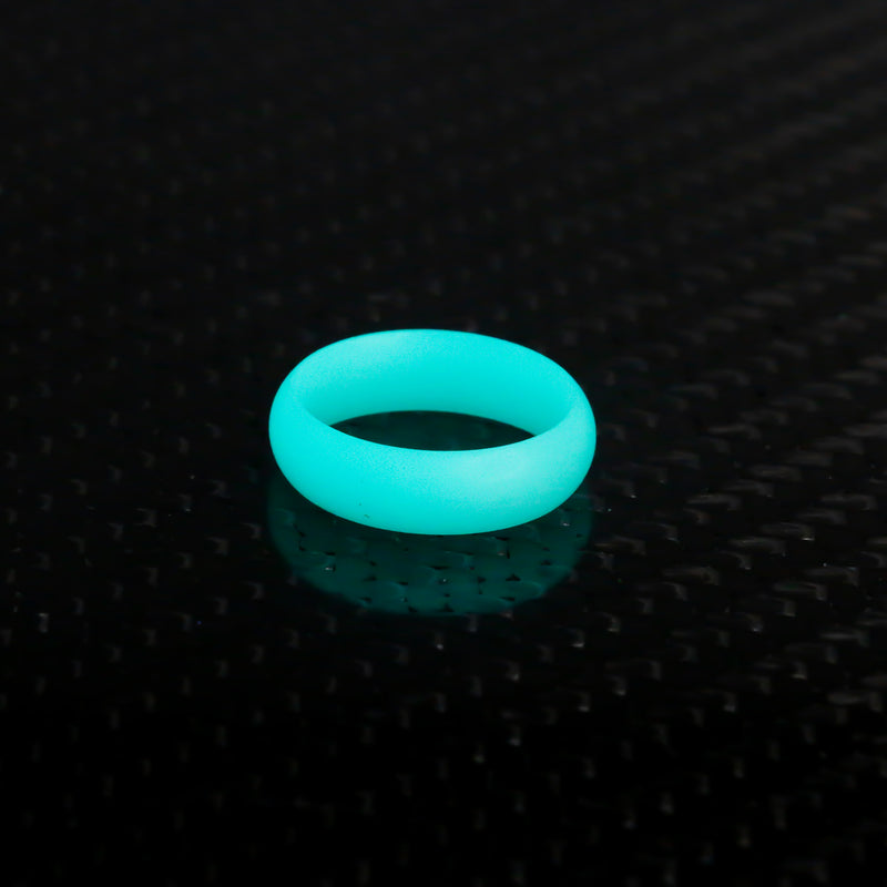 Aqua Halo Ring - Size 8.5