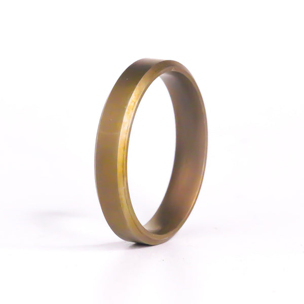 Bronze Anodized Titanium Ring - Size 12.5