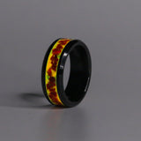 Crimson Red On Tungste - Size 9