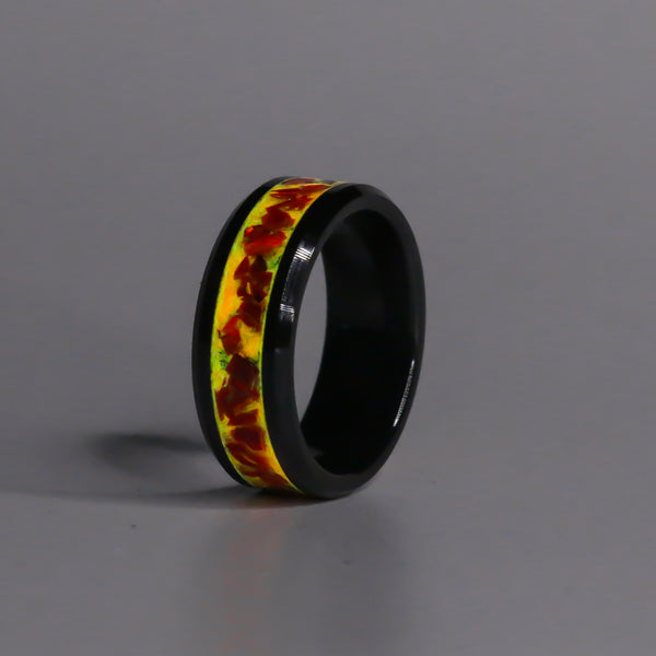 Crimson Red On Tungste - Size 9