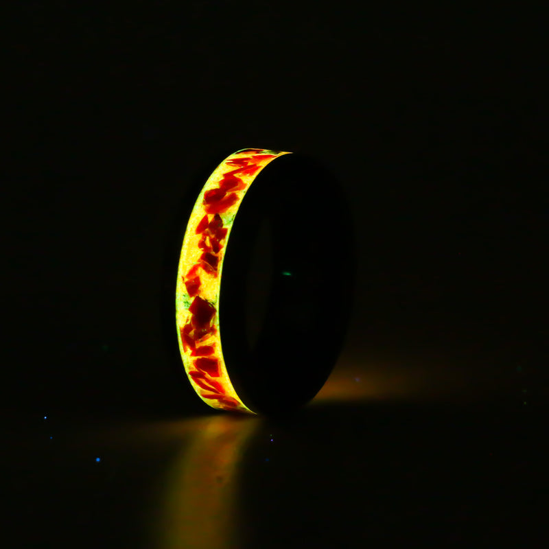 Crimson Red On Tungste - Size 9
