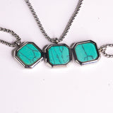 Stone Pendant Necklace with chain