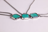 Stone Pendant Necklace with chain