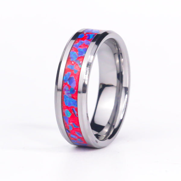 Super Man/Spider Man Opal Ring - Size 13.5