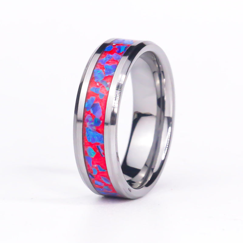 Super Man/Spider Man Opal Ring - Size 13.5