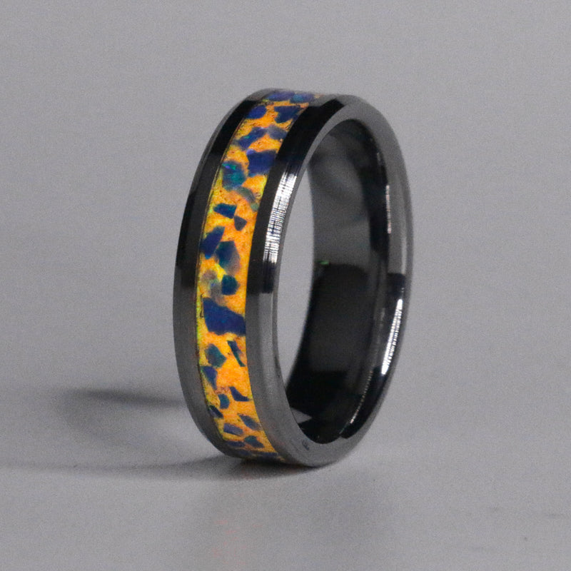 Super Man/Spider Man Opal Ring - Size 13.5