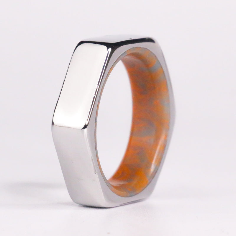 Hexagon Lume Ring - Size 11