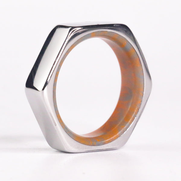 Hexagon Lume Ring - Size 11