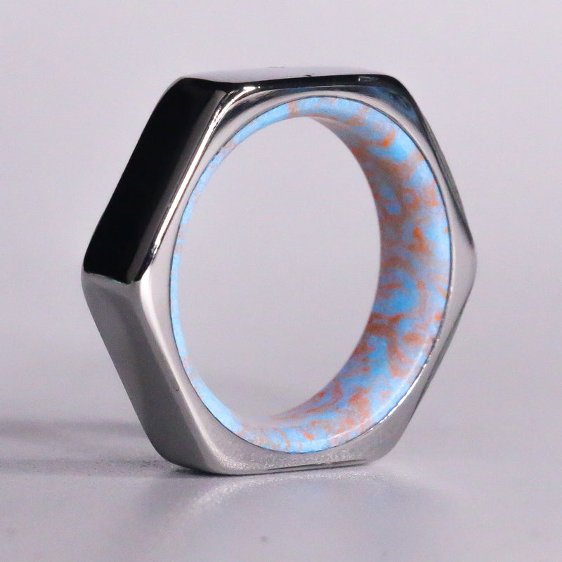 Hexagon Lume Ring - Size 11