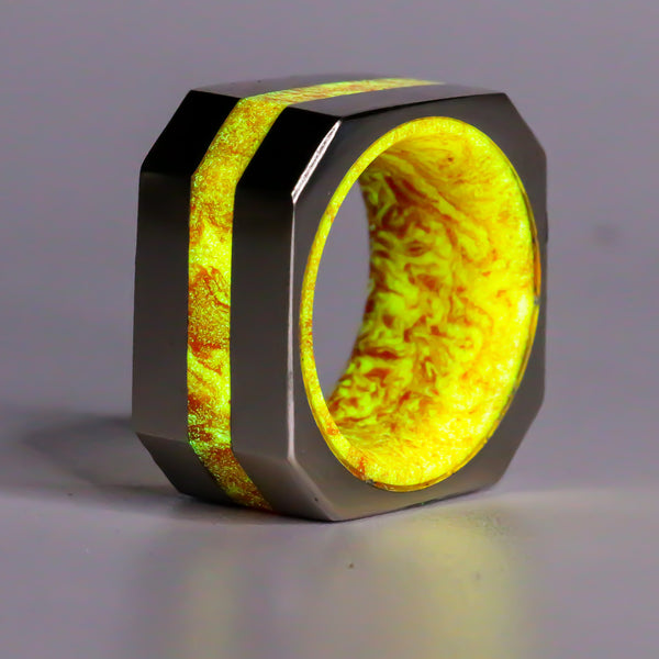 The Block Ring Prototype with Solar Flare Lume- Size 9.5