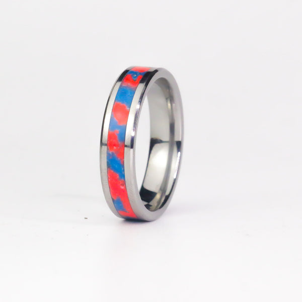 A Superman Ring 6mm - Size 12.5