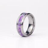 The Lavender Opal Ring in Tungsten - Size 10.5