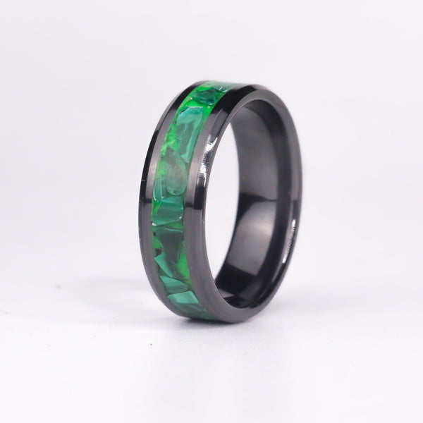 The Malachite Ring - Size 13.5