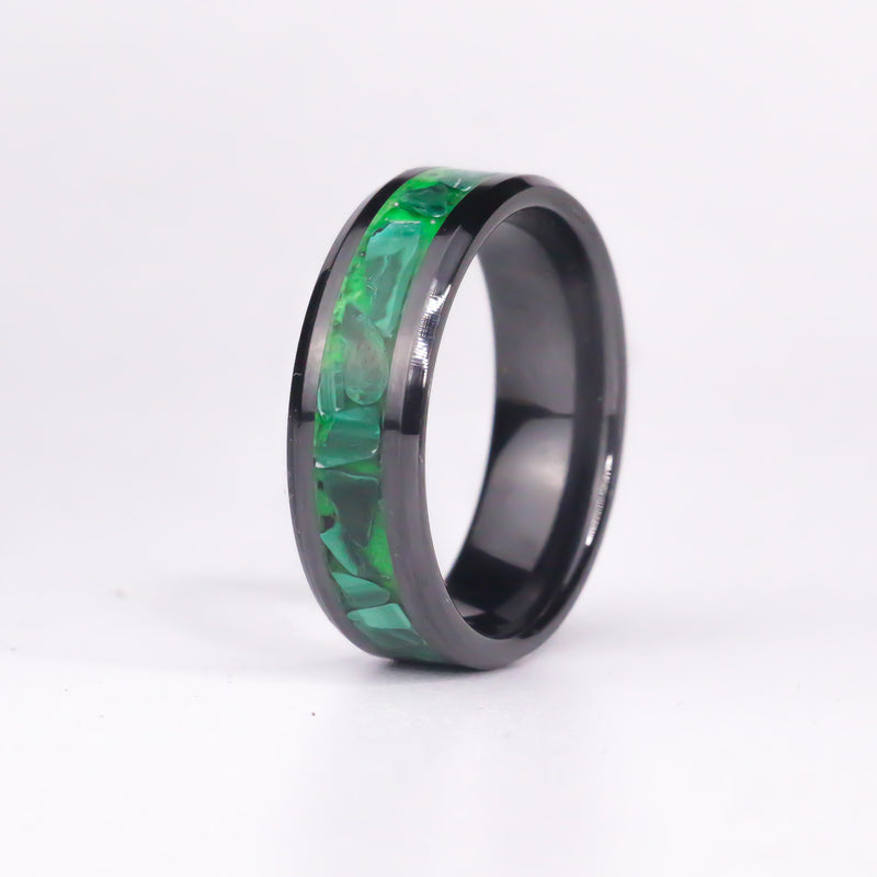 The Malachite Ring - Size 13.5