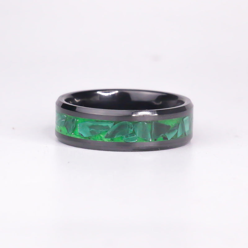 The Malachite Ring - Size 13.5