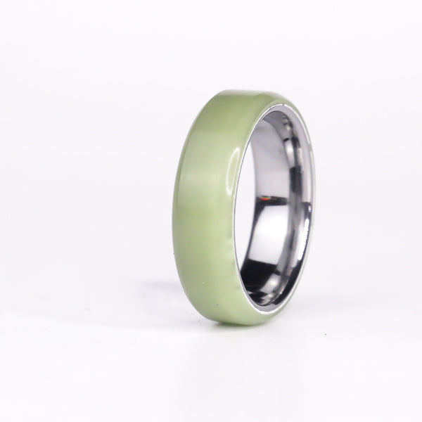 Green Super Lume on Tungsten - size 13.5
