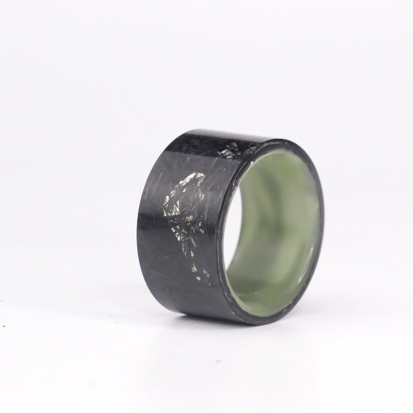 Collaboration Broad proto Silver foil in chopped carbon fiber with glow - Size 7.5