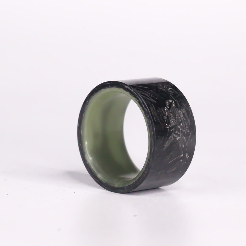Collaboration Broad proto Silver foil in chopped carbon fiber with glow - Size 7.5