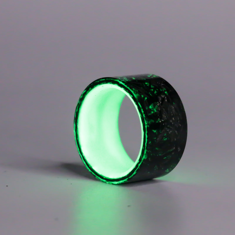 Collaboration Broad proto Silver foil in chopped carbon fiber with glow - Size 7.5