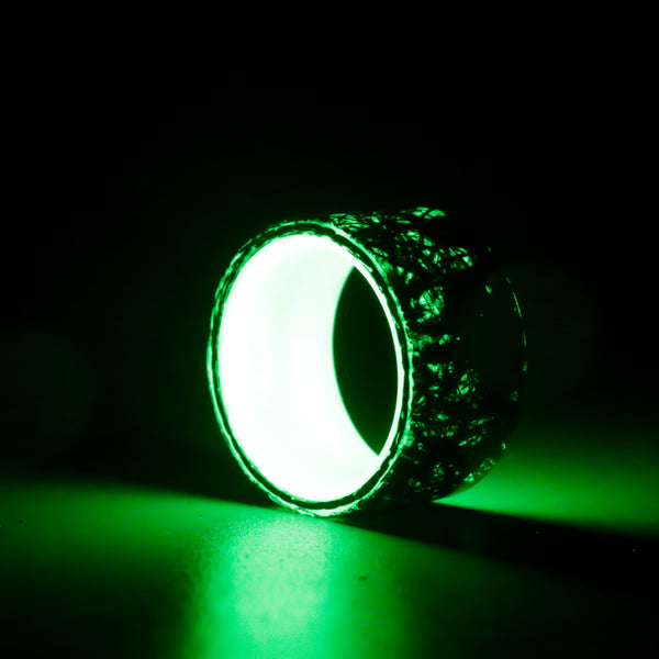 Collaboration Broad proto Silver foil in chopped carbon fiber with glow - Size 7.5