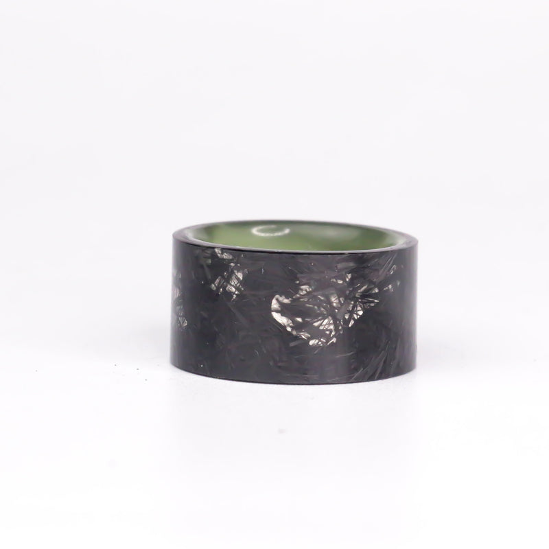 Collaboration Broad proto Silver foil in chopped carbon fiber with glow - Size 7.5