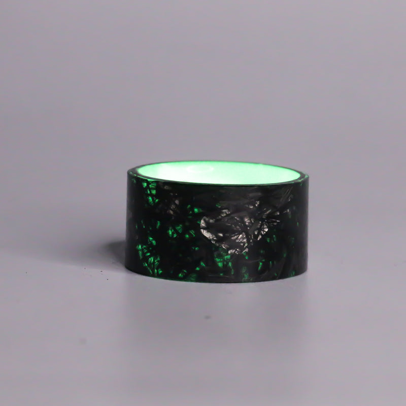 Collaboration Broad proto Silver foil in chopped carbon fiber with glow - Size 7.5