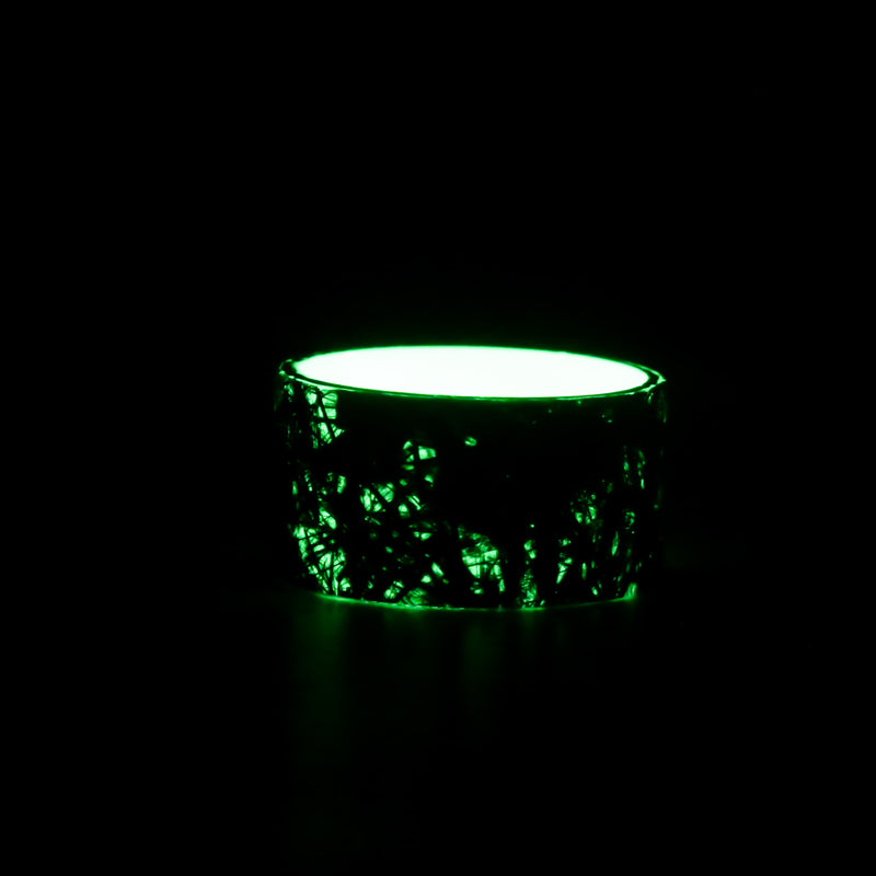Collaboration Broad proto Silver foil in chopped carbon fiber with glow - Size 7.5