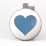 3D printed Steel Heart Pendant