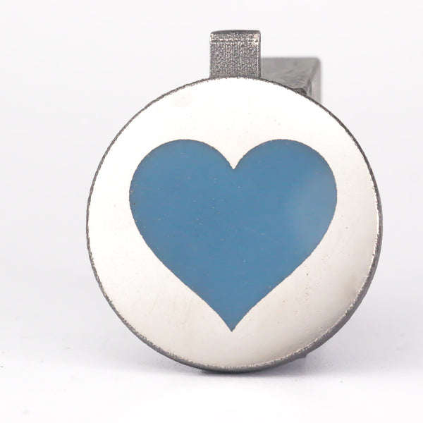 3D printed Steel Heart Pendant
