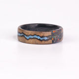 Opal and Glow on cherry over forged carbon - Size 12