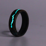 Opal and Glow on cherry over forged carbon - Size 12
