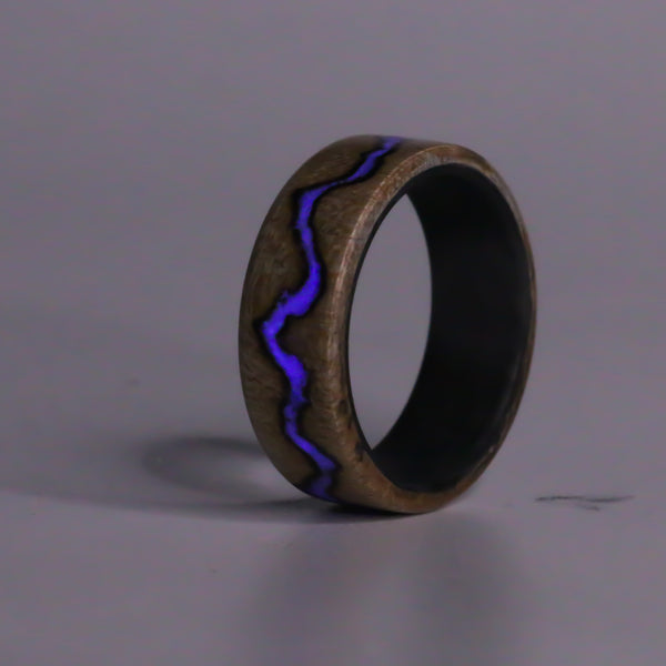 Purple on maple with forged carbon - Size 10.5