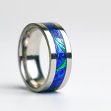 The Blue Rift Iridescent Ring