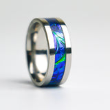 The Blue Rift Iridescent Ring