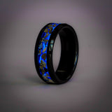 The Blue Mammoth - 8mm Black Ceramic Ring