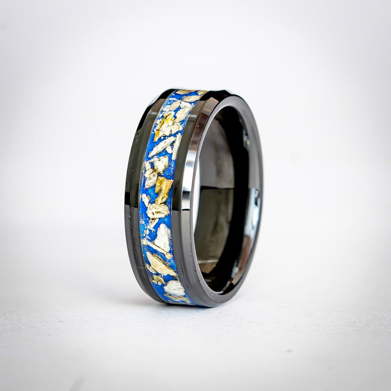 The Blue Mammoth - 8mm Black Ceramic Ring