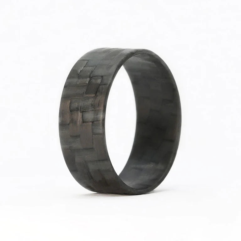 2x2 Twill Lume Carbon Fiber Ring