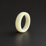 Cobalt Halo ring in daylight with a clean satin finish