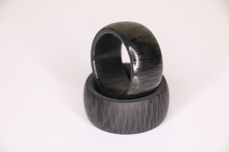 The Black Barrel - Custom Carbon Fiber Ring