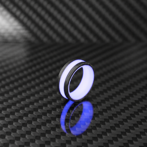 Purple Apollo Lume V2 carbon fiber ring square product photo 1
