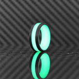 Teal Apollo Lume V2 carbon fiber ring square product photo 3