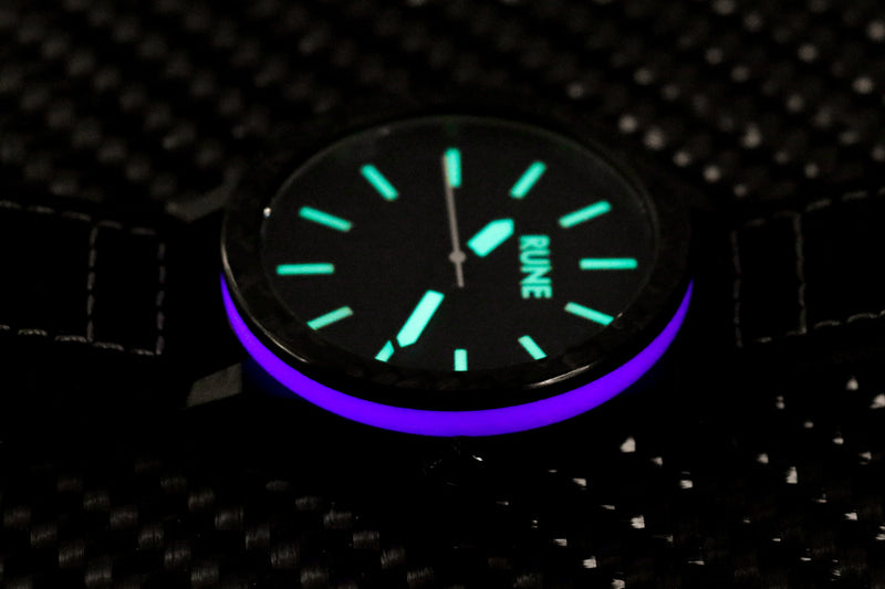 Aqua Indigo Carbon Fiber Watch